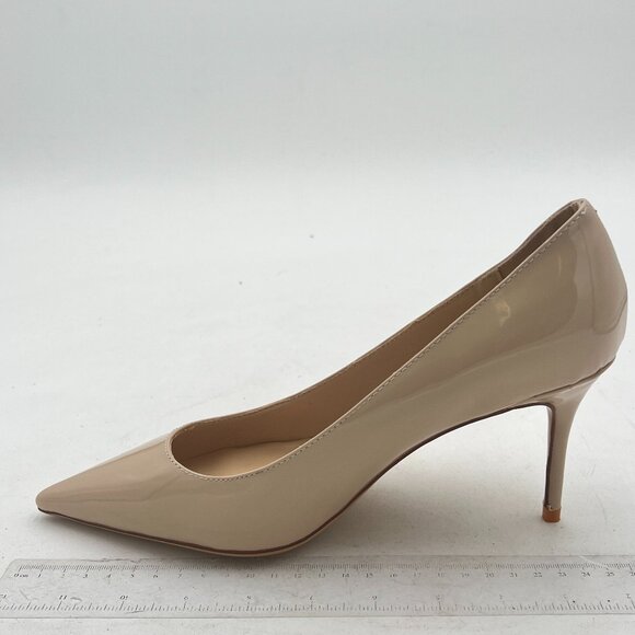 YDN Women Chic Pointed Closed Toe Mid Heel Pumps Slip on Stilettos Slide Dress S - Picture 1 of 7